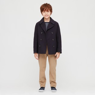 优衣库 童装 双排扣大衣 428815 UNIQLO