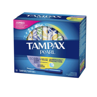 TAMPAX 丹碧丝 珍珠系列 塑胶导管式卫生棉条套装 (L轻吸收量10支*2+R普通吸收量30支*2+S大吸收量10支*2)