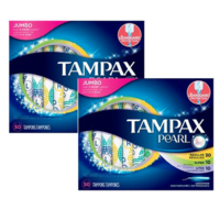 Prime会员：TAMPAX 丹碧丝 超大吸收量导管卫生棉条 50支*4盒装