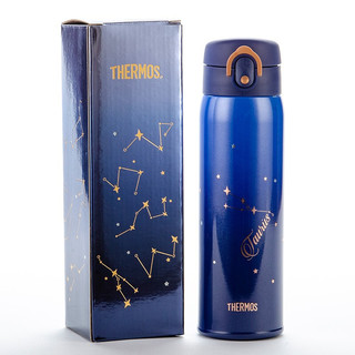 THERMOS 膳魔师 TCMD-501S 316L不锈钢十二星座保温杯 500ml 金牛座