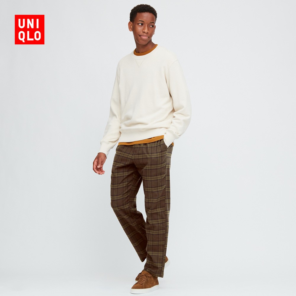 uniqlo优衣库429945情侣款法兰绒长裤