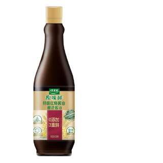 太太乐 原味鲜0添加特级红烧酱油老抽900ml×1瓶炒菜点蘸凉拌