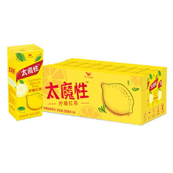 统一 太魔性 柠檬红茶 网红茶 经典柠檬茶风味饮品 250ml*24盒 *4件