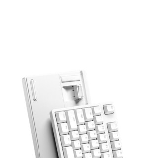 ikbc F108 108键 有线机械键盘 108键 白色 单光 黑轴