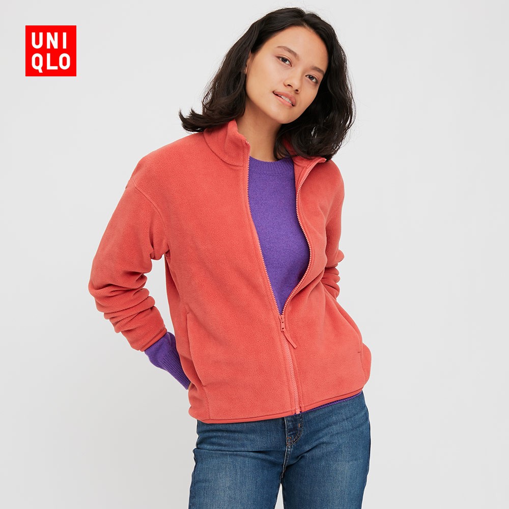 uniqlo 优衣库 429480 女款摇粒绒拉链茄克