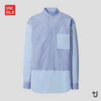 UNIQLO 优衣库 +J SUPIMA COTTON 436736 男士宽松立领衬衫
