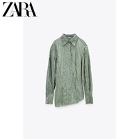 ZARA 02715241982  女士皱痕效果衬衫 