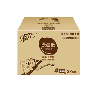 Breeze 清风 原色纸系列 有芯卷纸 4层*145g*27卷