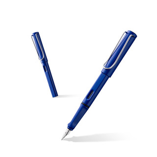 LAMY 凌美 钢笔 Safari狩猎系列 蓝色 F尖 单支装