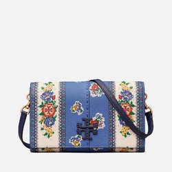 TORY BURCH 汤丽柏琦 女士Mcgraw花卉斜挎包