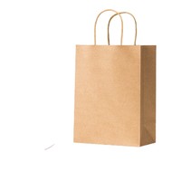 牛皮纸袋定制新年礼品礼物包装服装店手提袋子奶茶印logo外卖打包