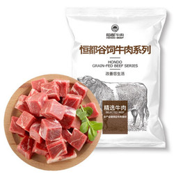 HONDO BEEF 恒都 国产原切牛肉块 1kg  