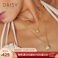 DAISY LONDOND叠层系列迷你结吊坠项链气质时尚锁骨链送女友2020秋季新 迷你结项链 *3件