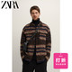  ZARA 新款 男装 条纹纹理衬衫 06425161401　