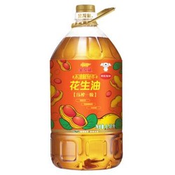 金龙鱼 食用油 物理压榨 压榨一级花生油 6.18L *2件