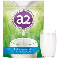 a2全脂高钙成人奶粉 1000g/袋 进口奶粉