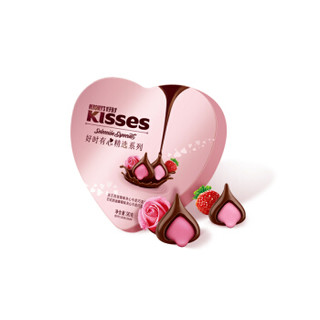 好时 Hershey’s Kisses 夹心巧克力 礼盒 90g 法兰西玫瑰味夹心牛奶巧克力 *2件