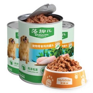 麦富迪 狗罐头拌饭狗湿粮肉粒狗零食鸡肉味375g*16 *4件