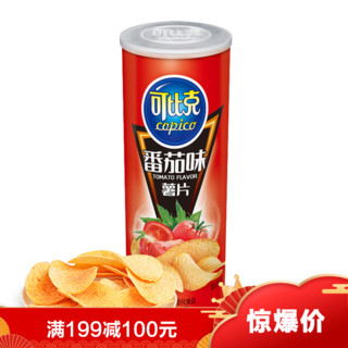 可比克 膨化食品 番茄味薯片105g(休闲零食)