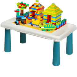 儿童多功能小颗粒积木桌拼装益智智力动脑玩具3-6岁8新年生日礼物