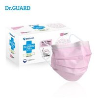 颐用家品（Dr.GUARD）一次性普通医用口罩护理含熔喷层防飞沫防花粉50只装粉色 *3件