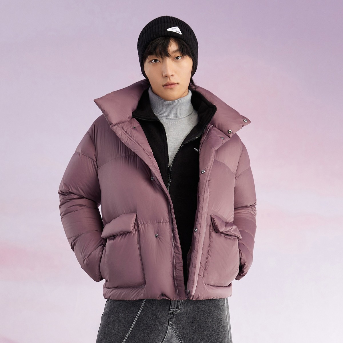 semir 森马 19d420131307 男款立领潮流羽绒服