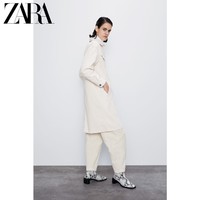 ZARA 女装 灯芯绒长版衬衫式外套 08372022712