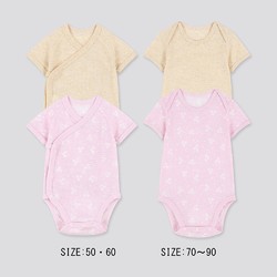 婴儿/新生儿 网眼连体装(短袖 2件装 哈衣 爬服) 425722