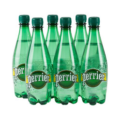 Perrier/巴黎水 天然含气矿泉水 气泡水 500ml*5瓶
