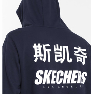 SKECHERS 斯凯奇 男子运动卫衣 L120M063/002Z 藏青色 M