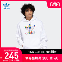 阿迪达斯官网 adidas 三叶草 男装春秋运动连帽套头衫 GD0956