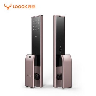 鹿客（LOOCK）P3 推拉款智能锁指纹锁密码锁电子锁全自动上锁金色