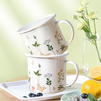 戴乐 小雏菊卡通搪瓷杯6号 150ml