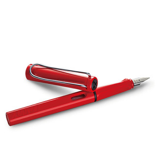 LAMY 凌美 钢笔 Safari狩猎系列 亮红色 EF尖 50周年纪念款礼盒装