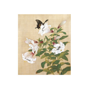 雅昌 余樨《花鸟册之4》58×55cm 装饰画 绢本设色
