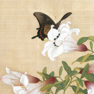 雅昌 余樨《花鸟册之4》58×55cm 装饰画 绢本设色