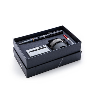 LAMY 凌美 Al-Star恒星系列 50周年纪念款礼盒 钢笔 不锈钢笔尖 黑色 EF尖