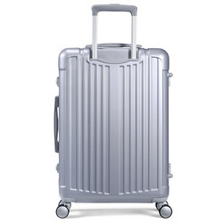 AMERICAN TOURISTER 美旅 铝框拉杆箱 潮男女旅行箱商务万向轮行李箱 29英寸TSA密码箱BB5哑光银色