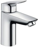 Hansgrohe 汉斯格雅 Logis 面盆龙头100 带弹出式下水,镀铬 7110000