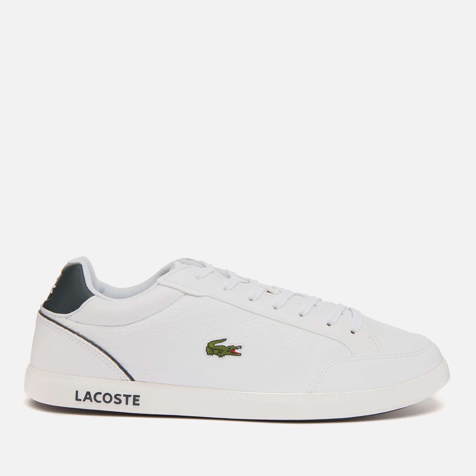 LACOSTE 拉科斯特 Graduatecap 0120 男子休闲运动鞋 白色/深绿色 40