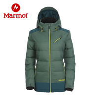 Marmot/土拨鼠户外运动女士700蓬带帽保暖羽绒服