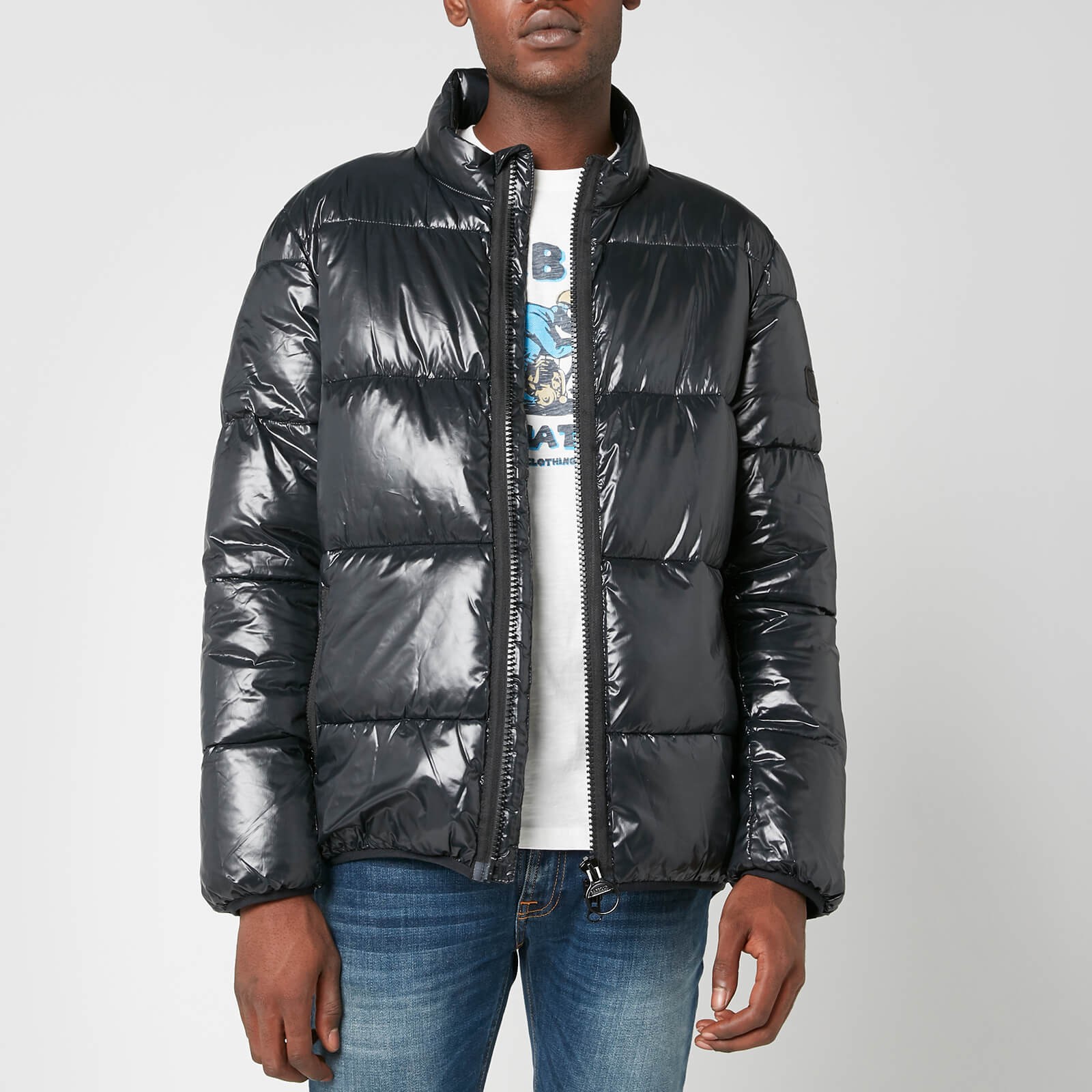 barbour巴伯尔international男士棉服黑色