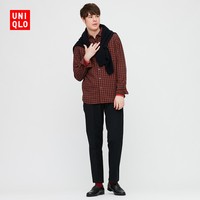 UNIQLO 优衣库 431187 男士法兰绒格子衬衫