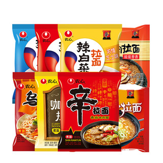 NONGSHIM 农心 韩国进口拉面 10袋 10口味 1.245kg