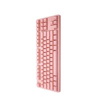 ikbc C200 87键 有线机械键盘 正刻 粉色 Cherry红轴 无光