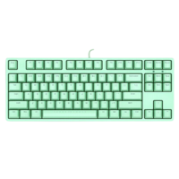 ikbc C200 87键 有线机械键盘 绿色 Cherry银轴 无光