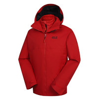 Jack Wolfskin 狼爪 ACTIVE OUTDOOR系列 男子冲锋衣 5119612-2102 深红色 L