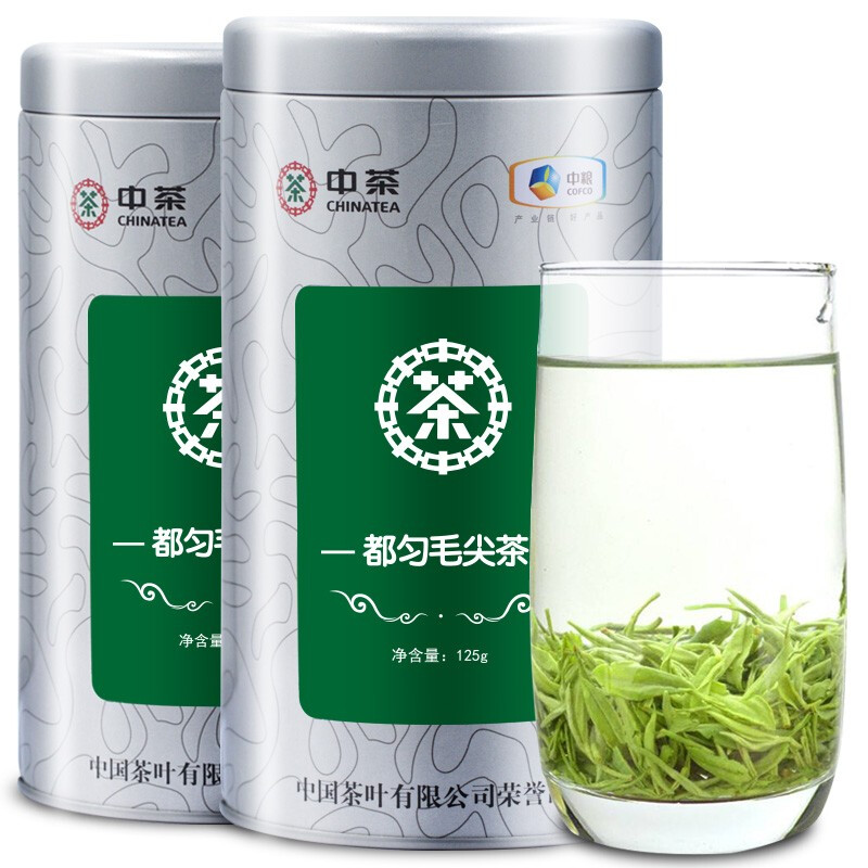 Chinatea 中茶 都匀毛尖茶 125g*2罐