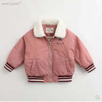 Marc&Janie 马克珍妮 女童羊羔绒棉服