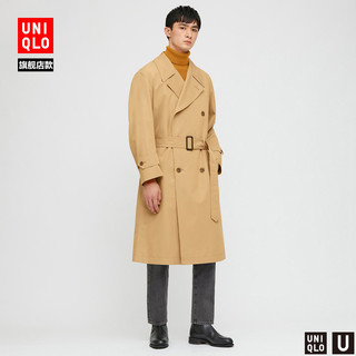 限尺码：UNIQLO 优衣库 431339 男士风衣外套